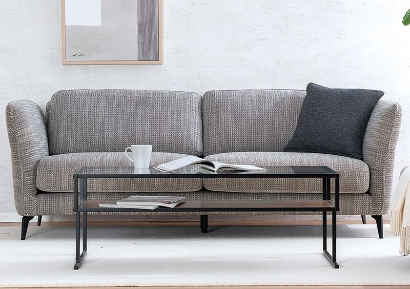 3人掛けソファ モナ SA LB SS BK H5709-20